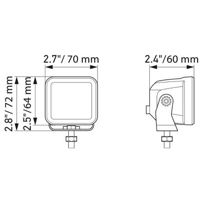 Hella Black Magic 2.7″ Cube Kit (Flood) - Image 4