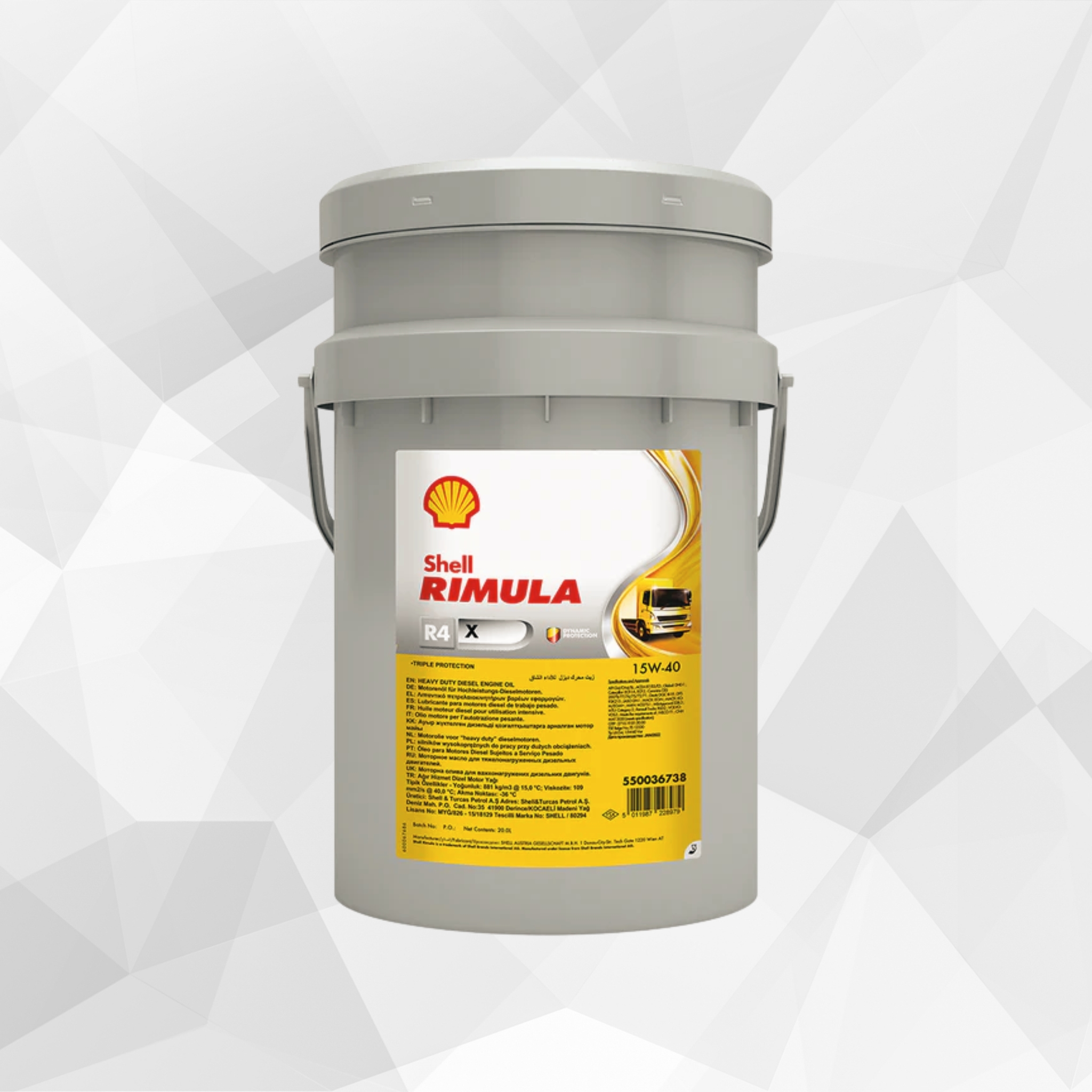 Shell Rimula R4 X 15W-40 20L